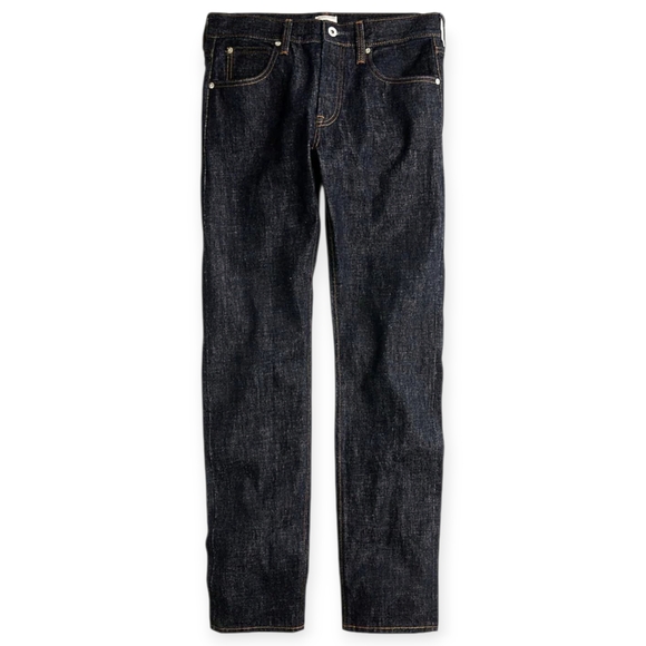 WALLACE & BARNES Men’s Selvedge Denim Jeans 32x32 Slim Rigid‎ Japanese Old Money - Picture 1 of 13